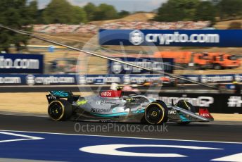 World © Octane Photographic Ltd. Formula 1 – Formula 1 – Hungarian Grand Prix - Hungaroring, Hungary. Friday 29th July 2022 Practice 2. Mercedes-AMG Petronas F1 Team F1 W13 - Lewis Hamilton.