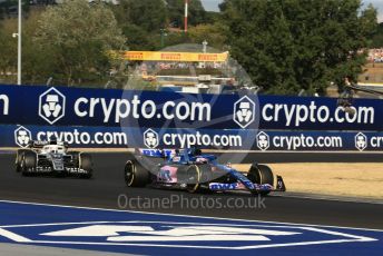 World © Octane Photographic Ltd. Formula 1 – Formula 1 – Hungarian Grand Prix - Hungaroring, Hungary. Friday 29th July 2022 Practice 2. BWT Alpine F1 Team A522 - Fernando Alonso.