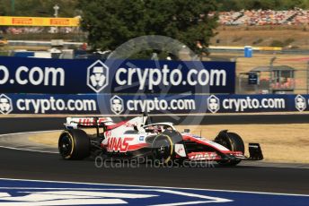 World © Octane Photographic Ltd. Formula 1 – Formula 1 – Hungarian Grand Prix - Hungaroring, Hungary. Friday 29th July 2022 Practice 2. Haas F1 Team VF-22 - Kevin Magnussen.