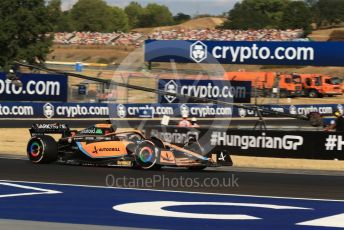 World © Octane Photographic Ltd. Formula 1 – Formula 1 – Hungarian Grand Prix - Hungaroring, Hungary. Friday 29th July 2022 Practice 2. McLaren F1 Team MCL36 - Daniel Ricciardo.