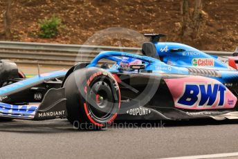World © Octane Photographic Ltd. Formula 1 – Formula 1 – Hungarian Grand Prix - Hungaroring, Hungary. Saturday 30th July 2022 Qualifying. BWT Alpine F1 Team A522 - Fernando Alonso.