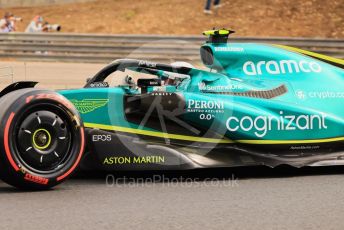 World © Octane Photographic Ltd. Formula 1 – Formula 1 – Hungarian Grand Prix - Hungaroring, Hungary. Saturday 30th July 2022 Qualifying. Aston Martin Aramco Cognizant F1 Team AMR22 - Sebastian Vettel.