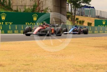 World © Octane Photographic Ltd. Formula 1 – Formula 1 – Hungarian Grand Prix - Hungaroring, Hungary. Saturday 30th July 2022 Qualifying. Scuderia Ferrari F1-75 - Carlos Sainz.