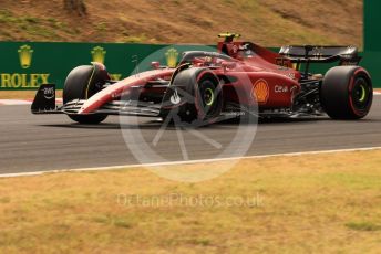World © Octane Photographic Ltd. Formula 1 – Formula 1 – Hungarian Grand Prix - Hungaroring, Hungary. Saturday 30th July 2022 Qualifying. Scuderia Ferrari F1-75 - Carlos Sainz.