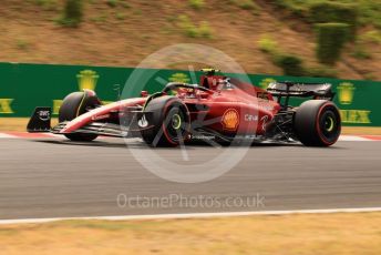 World © Octane Photographic Ltd. Formula 1 – Formula 1 – Hungarian Grand Prix - Hungaroring, Hungary. Saturday 30th July 2022 Qualifying. Scuderia Ferrari F1-75 - Carlos Sainz.