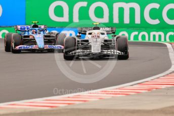World © Octane Photographic Ltd. Formula 1 – Formula 1 – Hungarian Grand Prix - Hungaroring, Hungary. Saturday 30th July 2022 Qualifying. Scuderia AlphaTauri AT03 - Yuki Tsunoda.