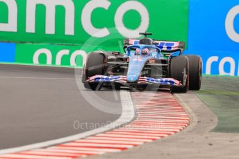 World © Octane Photographic Ltd. Formula 1 – Formula 1 – Hungarian Grand Prix - Hungaroring, Hungary. Saturday 30th July 2022 Qualifying. BWT Alpine F1 Team A522 - Fernando Alonso.