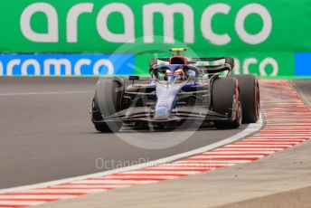 World © Octane Photographic Ltd. Formula 1 – Formula 1 – Hungarian Grand Prix - Hungaroring, Hungary. Saturday 30th July 2022 Qualifying. Williams Racing FW44 - Nicholas Latifi.