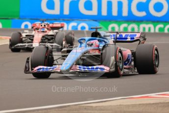 World © Octane Photographic Ltd. Formula 1 – Formula 1 – Hungarian Grand Prix - Hungaroring, Hungary. Saturday 30th July 2022 Qualifying. BWT Alpine F1 Team A522 - Fernando Alonso.