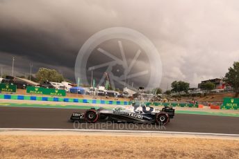 World © Octane Photographic Ltd. Formula 1 – Formula 1 – Hungarian Grand Prix - Hungaroring, Hungary. Saturday 30th July 2022 Qualifying. Scuderia AlphaTauri AT03 - Yuki Tsunoda.