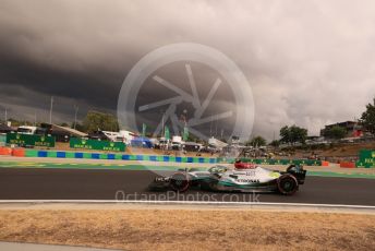 World © Octane Photographic Ltd. Formula 1 – Formula 1 – Hungarian Grand Prix - Hungaroring, Hungary. Saturday 30th July 2022 Qualifying. Mercedes-AMG Petronas F1 Team F1 W13 - Lewis Hamilton.