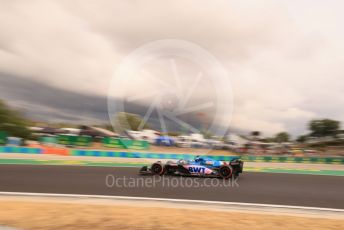 World © Octane Photographic Ltd. Formula 1 – Formula 1 – Hungarian Grand Prix - Hungaroring, Hungary. Saturday 30th July 2022 Qualifying. BWT Alpine F1 Team A522 - Esteban Ocon.
