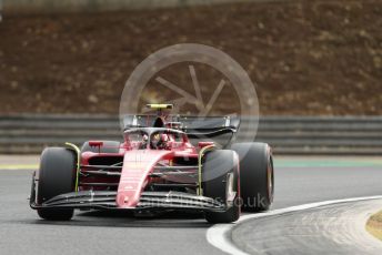 World © Octane Photographic Ltd. Formula 1 – Formula 1 – Hungarian Grand Prix - Hungaroring, Hungary. Saturday 30th July 2022 Qualifying. Scuderia Ferrari F1-75 - Carlos Sainz.