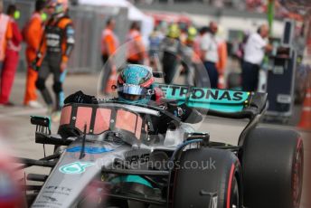 World © Octane Photographic Ltd. Formula 1 – Formula 1 – Hungarian Grand Prix - Hungaroring, Hungary. Saturday 30th July 2022 Qualifying. Mercedes-AMG Petronas F1 Team F1 W13 - George Russell.