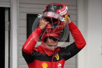 World © Octane Photographic Ltd. Formula 1 – Formula 1 – Hungarian Grand Prix - Hungaroring, Hungary. Saturday 30th July 2022 Qualifying. Scuderia Ferrari F1-75 - Carlos Sainz.