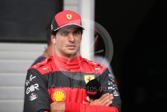 World © Octane Photographic Ltd. Formula 1 – Formula 1 – Hungarian Grand Prix - Hungaroring, Hungary. Saturday 30th July 2022 Qualifying. Scuderia Ferrari F1-75 - Carlos Sainz.