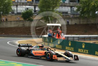 World © Octane Photographic Ltd. Formula 1 – Formula 1 – Hungarian Grand Prix - Hungaroring, Hungary. Saturday 30th July 2022 Qualifying. McLaren F1 Team MCL36 - Lando Norris.