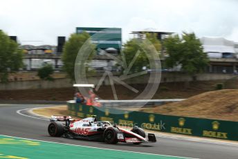 World © Octane Photographic Ltd. Formula 1 – Formula 1 – Hungarian Grand Prix - Hungaroring, Hungary. Saturday 30th July 2022 Qualifying. Haas F1 Team VF-22 - Mick Schumacher.