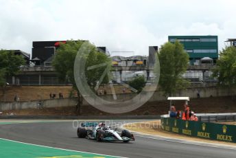 World © Octane Photographic Ltd. Formula 1 – Formula 1 – Hungarian Grand Prix - Hungaroring, Hungary. Saturday 30th July 2022 Qualifying. Mercedes-AMG Petronas F1 Team F1 W13 - George Russell.