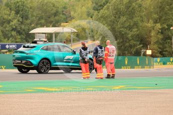 World © Octane Photographic Ltd. Formula 1– Hungarian Grand Prix - Hungaroring, Hungary. Sunday 31st July 2022 Race. Pre-race track inspection.