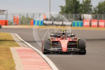 World © Octane Photographic Ltd. Formula 1– Hungarian Grand Prix - Hungaroring, Hungary. Sunday 31st July 2022 Race out laps. Scuderia Ferrari F1-75 - Carlos Sainz.
