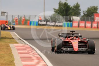 World © Octane Photographic Ltd. Formula 1– Hungarian Grand Prix - Hungaroring, Hungary. Sunday 31st July 2022 Race out laps. Scuderia Ferrari F1-75 - Charles Leclerc.