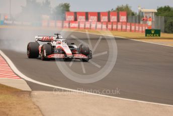 World © Octane Photographic Ltd. Formula 1– Hungarian Grand Prix - Hungaroring, Hungary. Sunday 31st July 2022 Race out laps. Haas F1 Team VF-22 - Kevin Magnussen.