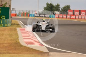 World © Octane Photographic Ltd. Formula 1– Hungarian Grand Prix - Hungaroring, Hungary. Sunday 31st July 2022 Race out laps. Scuderia AlphaTauri AT03 - Yuki Tsunoda.