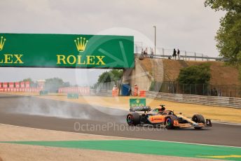 World © Octane Photographic Ltd. Formula 1– Hungarian Grand Prix - Hungaroring, Hungary. Sunday 31st July 2022 Race out laps. McLaren F1 Team MCL36 - Daniel Ricciardo.