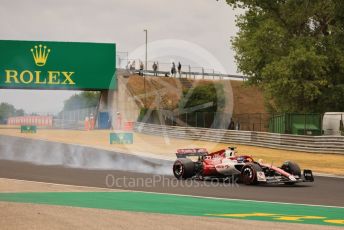 World © Octane Photographic Ltd. Formula 1– Hungarian Grand Prix - Hungaroring, Hungary. Sunday 31st July 2022 Race out laps. Alfa Romeo F1 Team Orlen C42 - Valtteri Bottas.