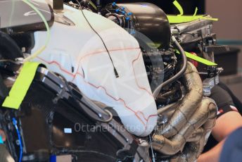 World © Octane Photographic Ltd. Formula 1 – Formula 1 – Hungarian Grand Prix - Hungaroring, Hungary. Thursday 28th July 2022 Paddock. Mercedes-AMG Petronas F1 Team F1 W13.