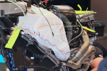 World © Octane Photographic Ltd. Formula 1 – Formula 1 – Hungarian Grand Prix - Hungaroring, Hungary. Thursday 28th July 2022 Paddock. Mercedes-AMG Petronas F1 Team F1 W13.