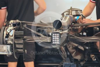 World © Octane Photographic Ltd. Formula 1 – Formula 1 – Hungarian Grand Prix - Hungaroring, Hungary. Thursday 28th July 2022 Paddock. Mercedes-AMG Petronas F1 Team F1 W13.