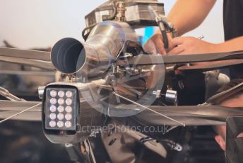 World © Octane Photographic Ltd. Formula 1 – Formula 1 – Hungarian Grand Prix - Hungaroring, Hungary. Thursday 28th July 2022 Paddock. Mercedes-AMG Petronas F1 Team F1 W13.