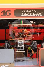 World © Octane Photographic Ltd. Formula 1 – Formula 1 – Hungarian Grand Prix - Hungaroring, Hungary. Thursday 28th July 2022 Paddock. Scuderia Ferrari F1-75 - Charles Leclerc.