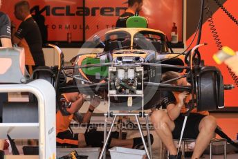 World © Octane Photographic Ltd. Formula 1 – Formula 1 – Hungarian Grand Prix - Hungaroring, Hungary. Thursday 28th July 2022 Paddock. McLaren F1 Team MCL36.