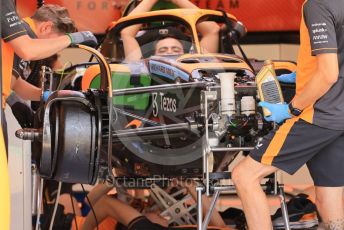 World © Octane Photographic Ltd. Formula 1 – Formula 1 – Hungarian Grand Prix - Hungaroring, Hungary. Thursday 28th July 2022 Paddock. McLaren F1 Team MCL36.