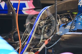 World © Octane Photographic Ltd. Formula 1 – Formula 1 – Hungarian Grand Prix - Hungaroring, Hungary. Thursday 28th July 2022 Paddock. BWT Alpine F1 Team A522.