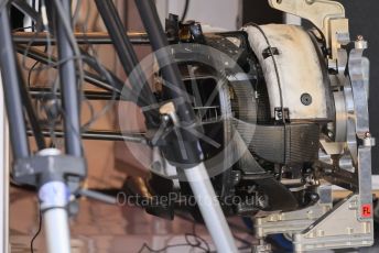 World © Octane Photographic Ltd. Formula 1 – Formula 1 – Hungarian Grand Prix - Hungaroring, Hungary. Thursday 28th July 2022 Paddock. Scuderia AlphaTauri AT03.