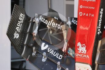 World © Octane Photographic Ltd. Formula 1 – Formula 1 – Hungarian Grand Prix - Hungaroring, Hungary. Thursday 28th July 2022 Paddock. Alfa Romeo F1 Team Orlen C42.