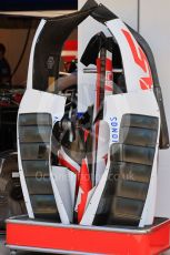 World © Octane Photographic Ltd. Formula 1 – Formula 1 – Hungarian Grand Prix - Hungaroring, Hungary. Thursday 28th July 2022 Paddock. Haas F1 Team VF-22.