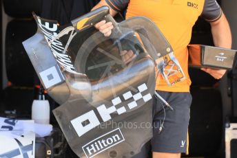 World © Octane Photographic Ltd. Formula 1 – Formula 1 – Hungarian Grand Prix - Hungaroring, Hungary. Thursday 28th July 2022 Paddock. McLaren F1 Team MCL36.