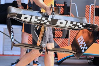 World © Octane Photographic Ltd. Formula 1 – Formula 1 – Hungarian Grand Prix - Hungaroring, Hungary. Thursday 28th July 2022 Paddock. McLaren F1 Team MCL36.