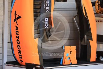 World © Octane Photographic Ltd. Formula 1 – Formula 1 – Hungarian Grand Prix - Hungaroring, Hungary. Thursday 28th July 2022 Paddock. McLaren F1 Team MCL36. Autogrill sponsorship.