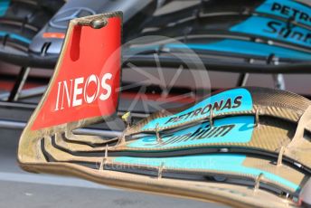 World © Octane Photographic Ltd. Formula 1 – Formula 1 – Hungarian Grand Prix - Hungaroring, Hungary. Thursday 28th July 2022 Paddock. Mercedes-AMG Petronas F1 Team F1 W13.
