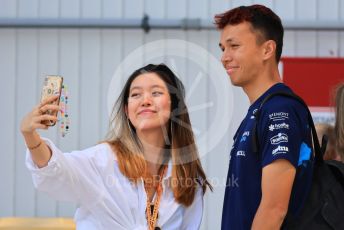 World © Octane Photographic Ltd. Formula 1 – Formula 1 – Hungarian Grand Prix - Hungaroring, Hungary. Thursday 28th July 2022 Paddock.  Williams Racing FW44 - Alex Albon.