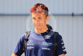 World © Octane Photographic Ltd. Formula 1 – Formula 1 – Hungarian Grand Prix - Hungaroring, Hungary. Thursday 28th July 2022 Paddock.  Williams Racing FW44 - Alex Albon.