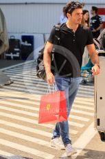 World © Octane Photographic Ltd. Formula 1 – Formula 1 – Hungarian Grand Prix - Hungaroring, Hungary. Thursday 28th July 2022 Paddock. Scuderia Ferrari F1-75 - Carlos Sainz.