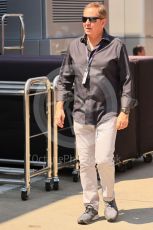 World © Octane Photographic Ltd. Formula 1 – Formula 1 – Hungarian Grand Prix - Hungaroring, Hungary. Thursday 28th July 2022 Paddock. Martin Brundle.