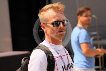 World © Octane Photographic Ltd. Formula 1 – Formula 1 – Hungarian Grand Prix - Hungaroring, Hungary. Thursday 28th July 2022 Paddock. Heikki Kovalainen